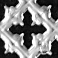 6x6 perforated panel closeup