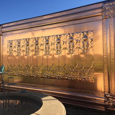 APM Copper Art Nouveau Screen